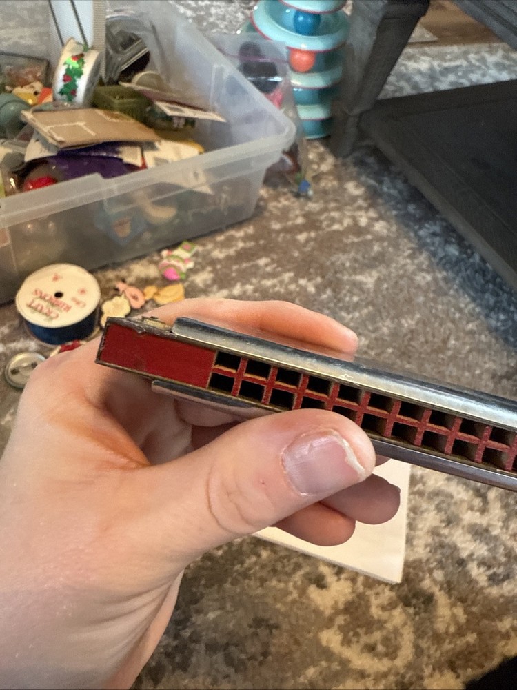 Vintage Music Master Harmonica Extra Full Tone Instrument