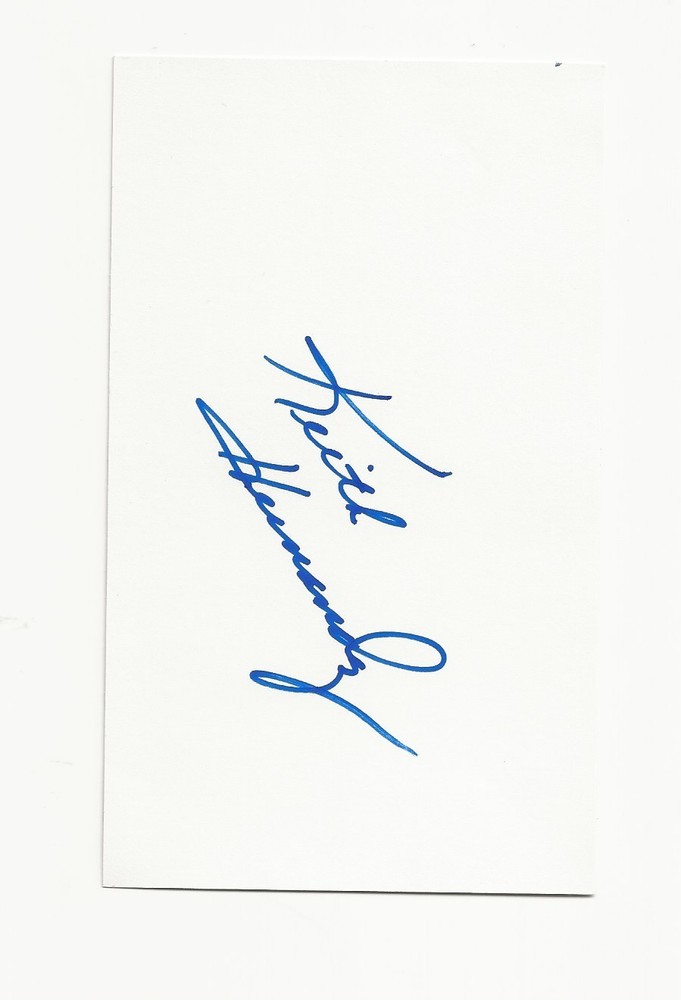 KEITH HERNANDEZ CARDINALS SIGNED SMALL PHOTO