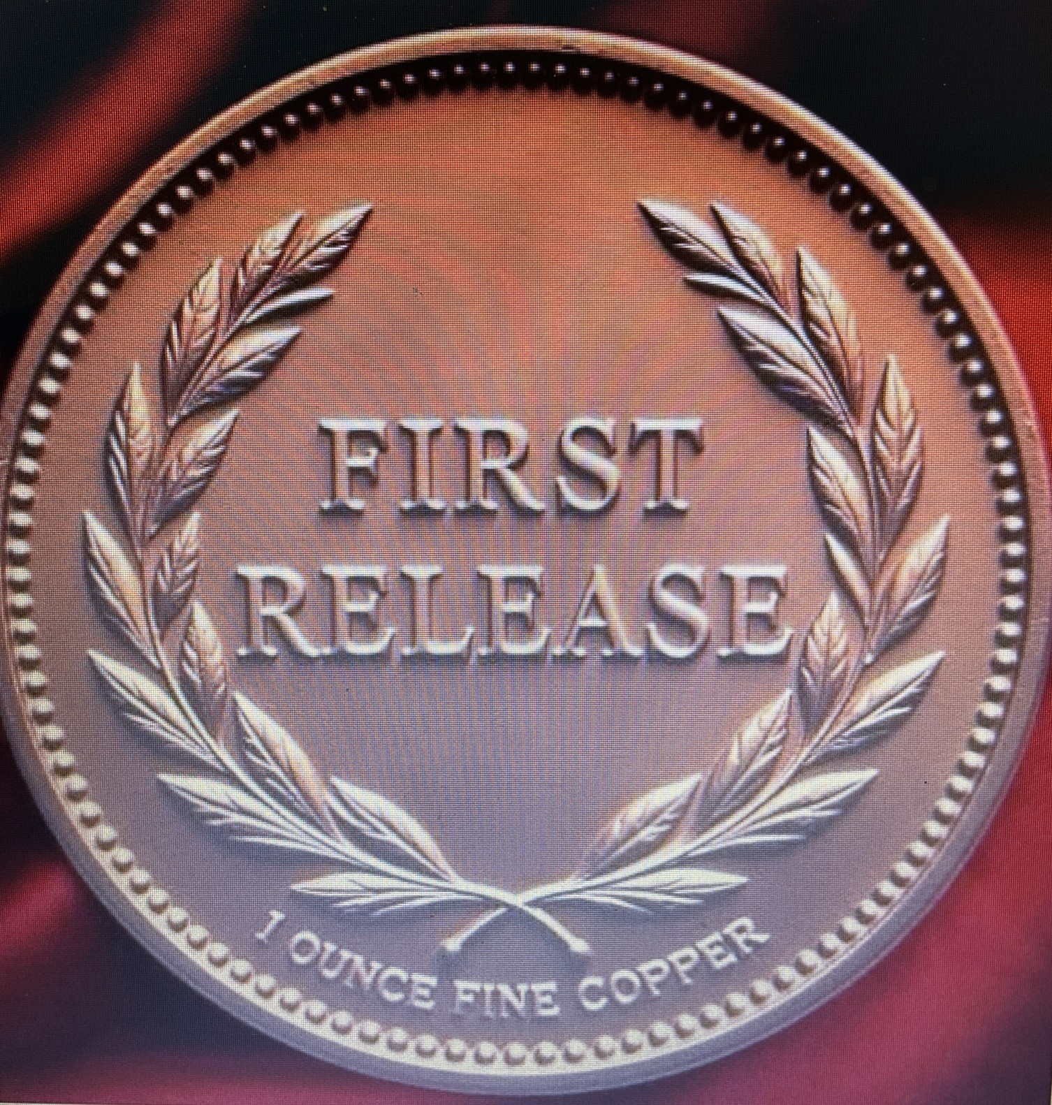 1 oz Spicy .999 Copper 1 st release in series w/ capsule BEAUTIFUL !!