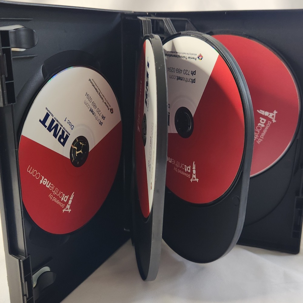 Resistance Training Premier 8-Disc PC CD-ROM Workout Damaged Case VG+ Discs