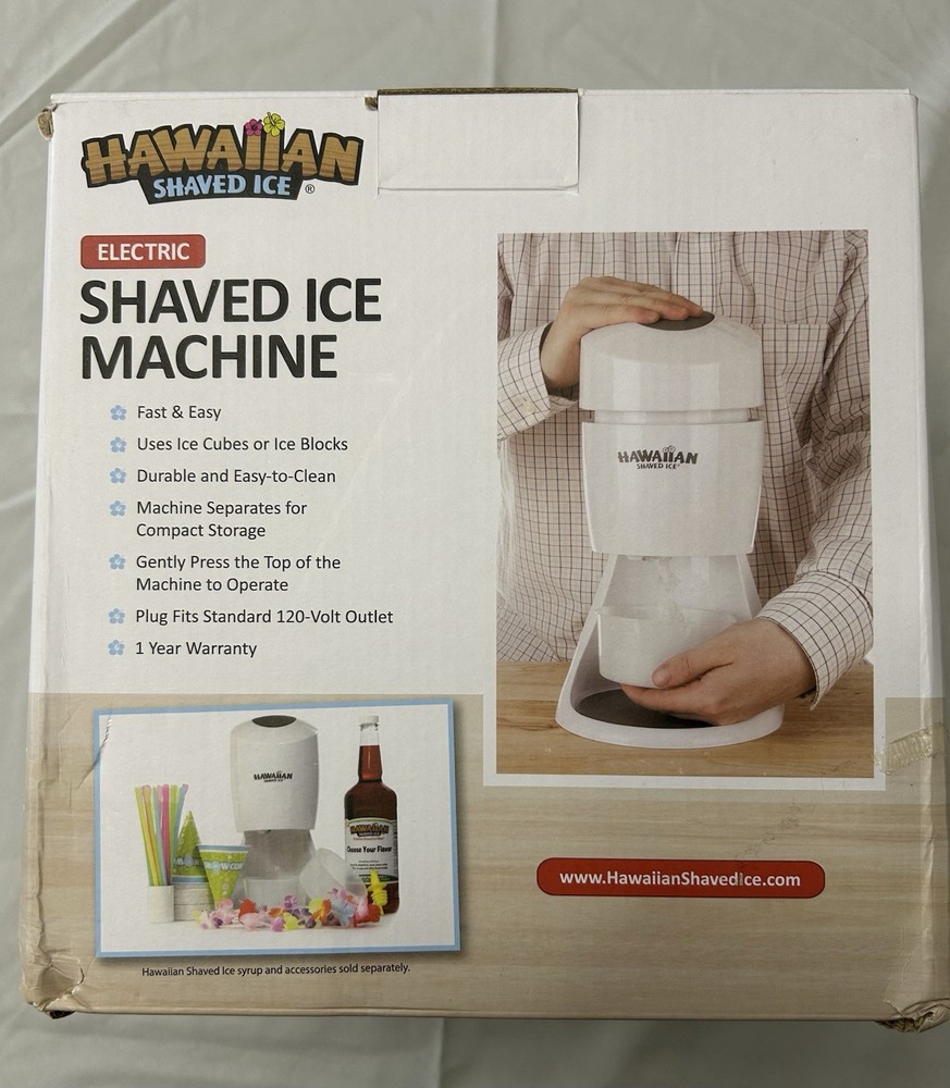 Tested Hawaiian shaved ice machine. MACHINE ONLY