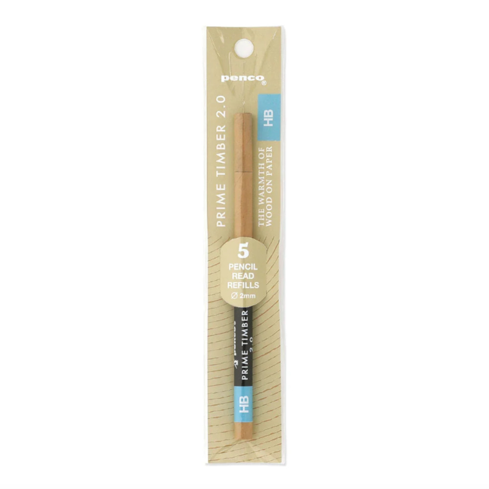 HIGHTIDE Penco Prime Timber Pencil Refills: type 2B / 5-pack (Graphite)