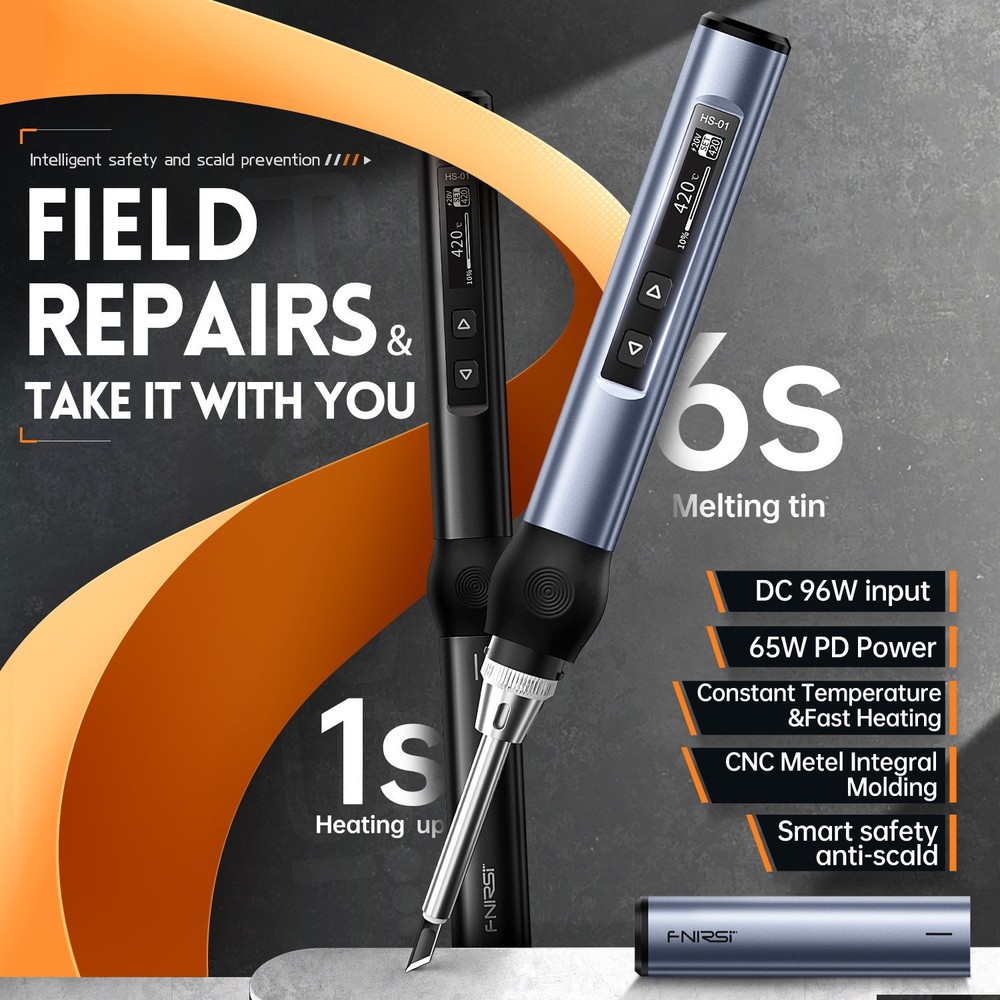 HS-01 MINI Standard BC2 Version Smart Soldering Iron w/ PID Soldering