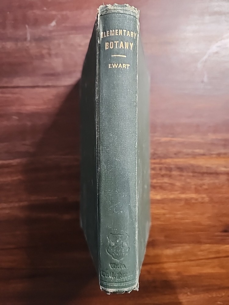 ELEMENTARY BOTANY 1921 RARE