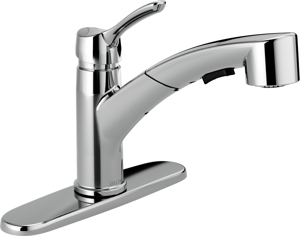 Delta Collins Pull-Out Kitchen Faucet Chrome-Certified Refurbished