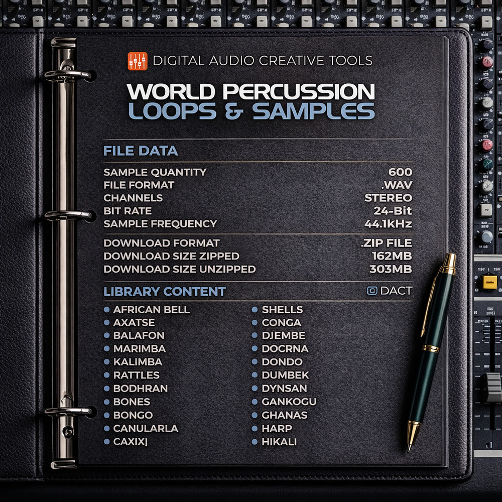 World Percussion Loops & Samples Library