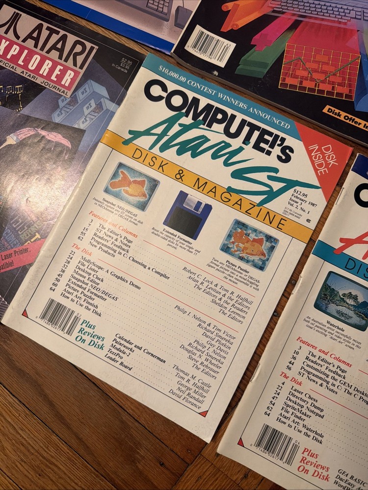 Atari ST Computer Owner's Manual Magazines Sourcebook Inserts & More - Huge Lot