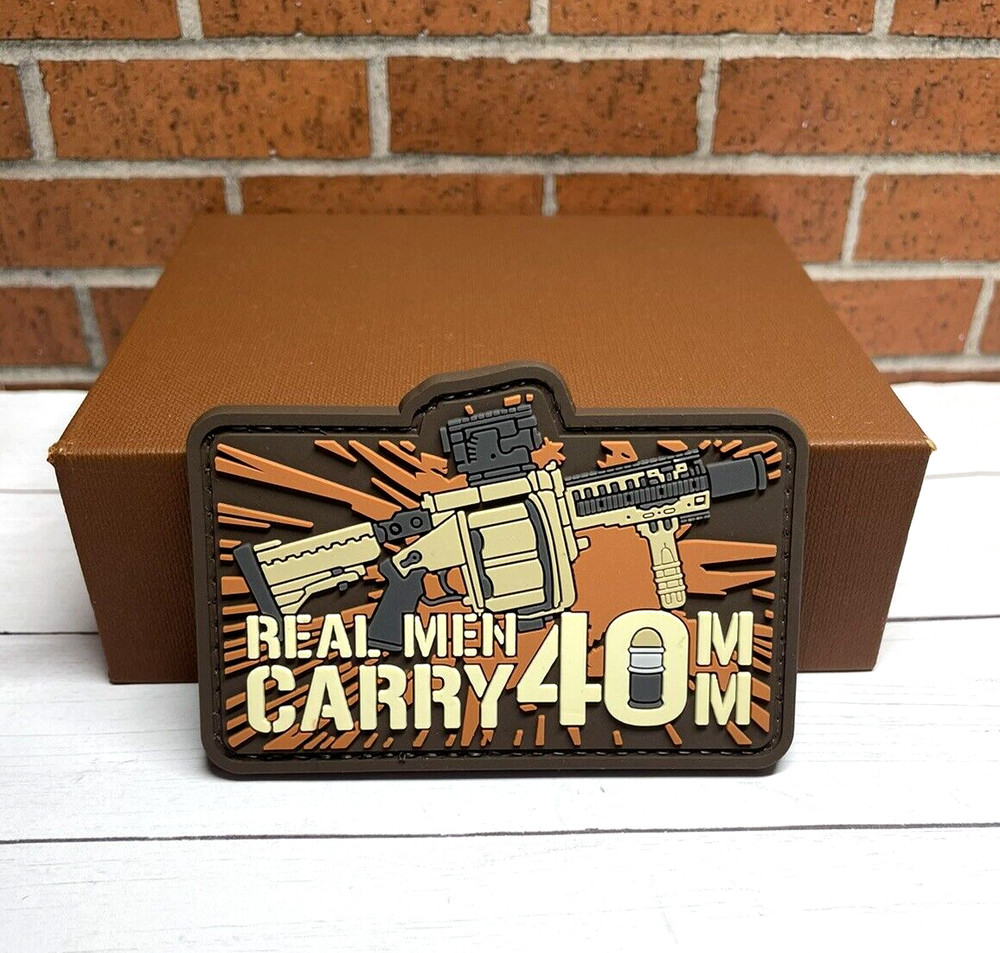 Tactical PVC Patch - Morale Gun Patch - Hooked back Military Patch