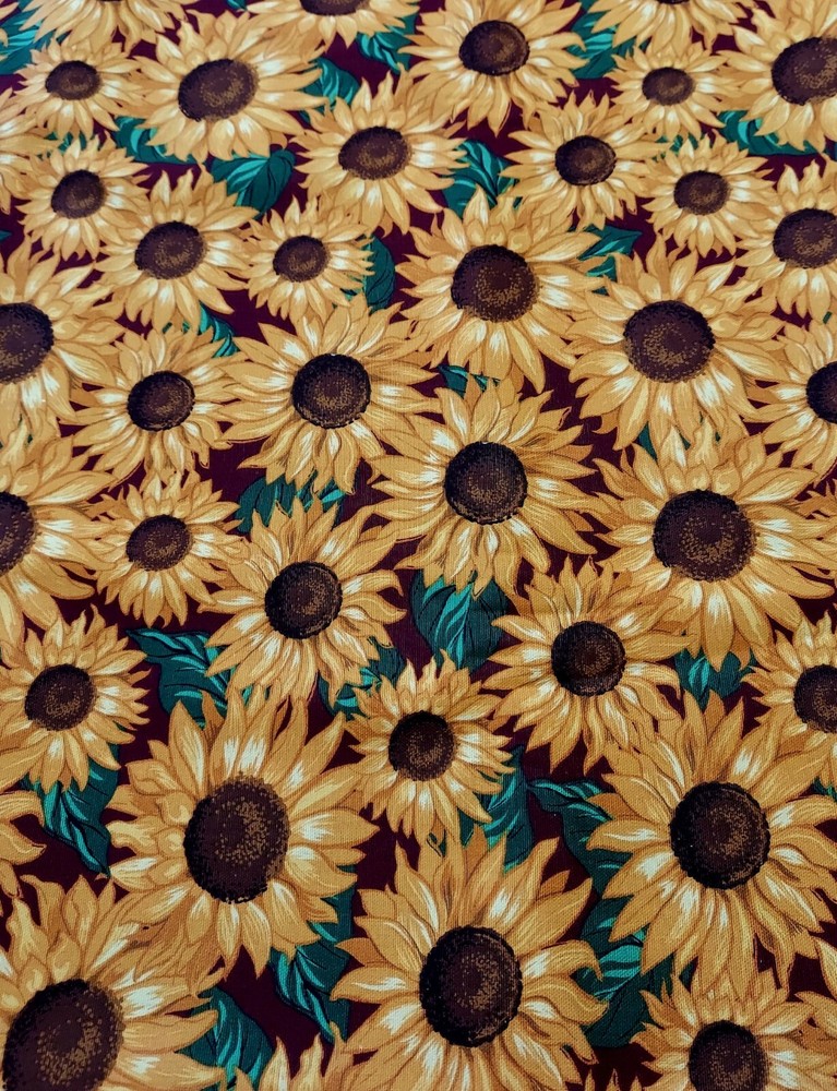 Door Draft Stopper, Cedar Filled, Repellent, Window Draft Stopper, Sunflowers