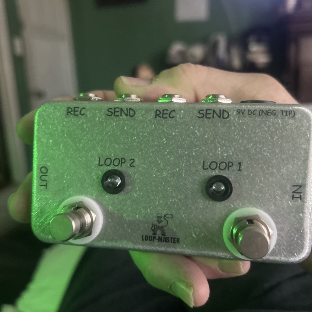 Loop-Master Pedals 2 Loop True Bypass Looper Switcher NEW IN STOCK