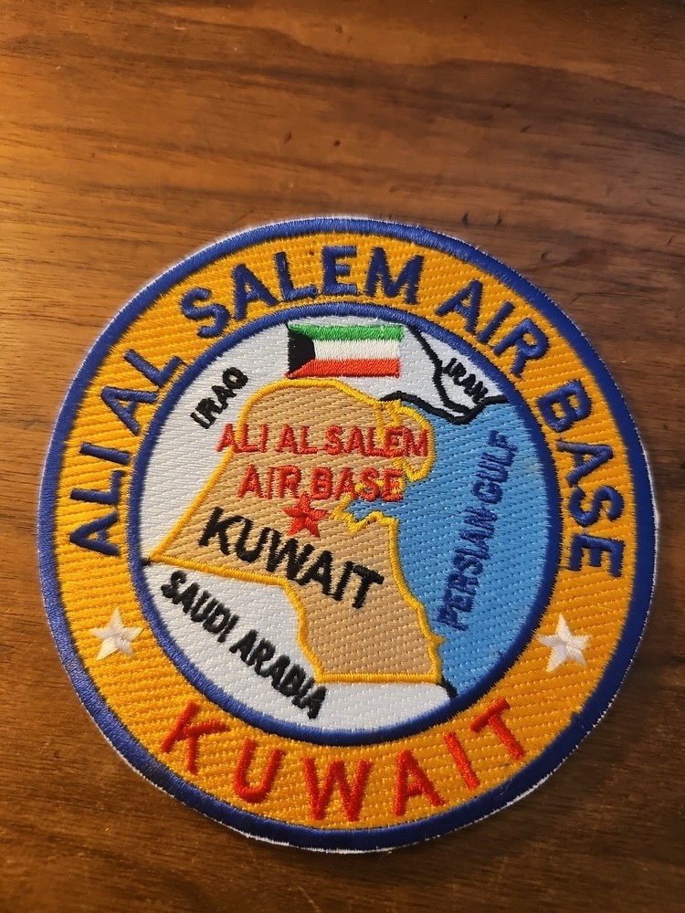 USAF PATCH, ALI AL SALEM AIR BASE, KUWAIT    Y