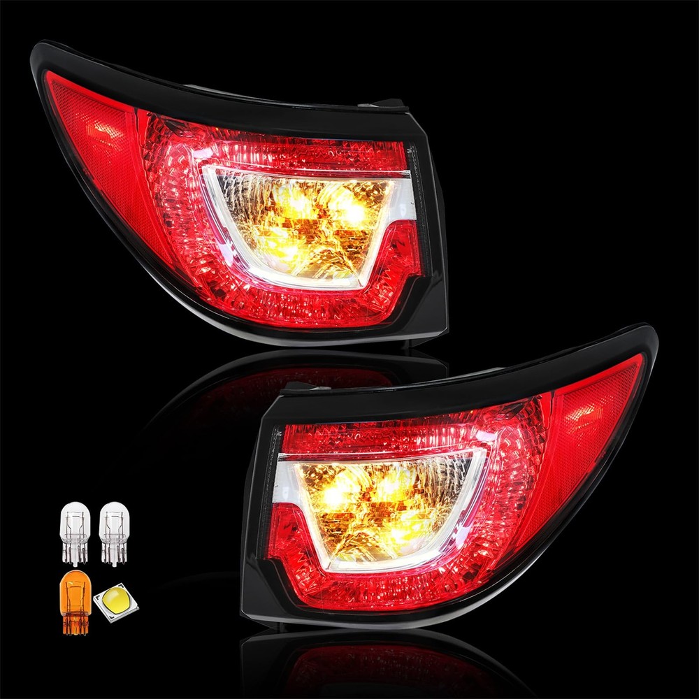 Taillight Assembly 2013-2017 Traverse Halogen Outer Rear OE Replacement Pair