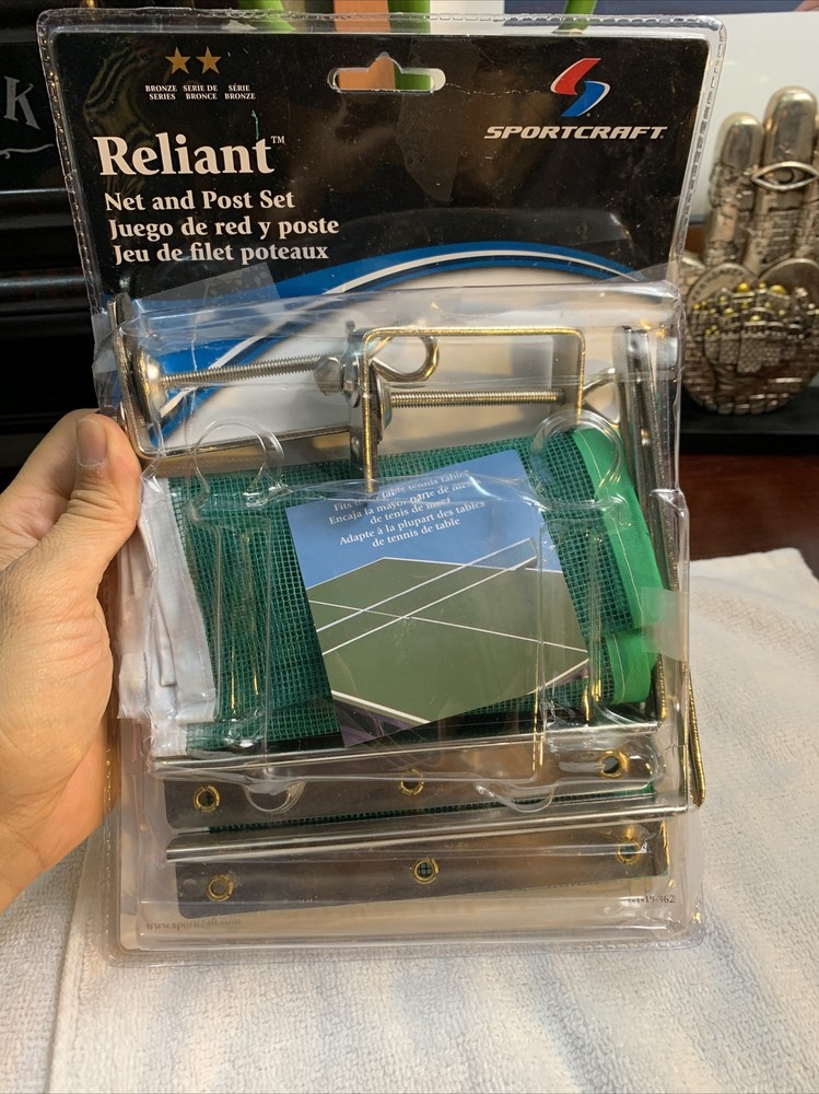 Ping Pong Net Post Set New Open Box COMPLETE