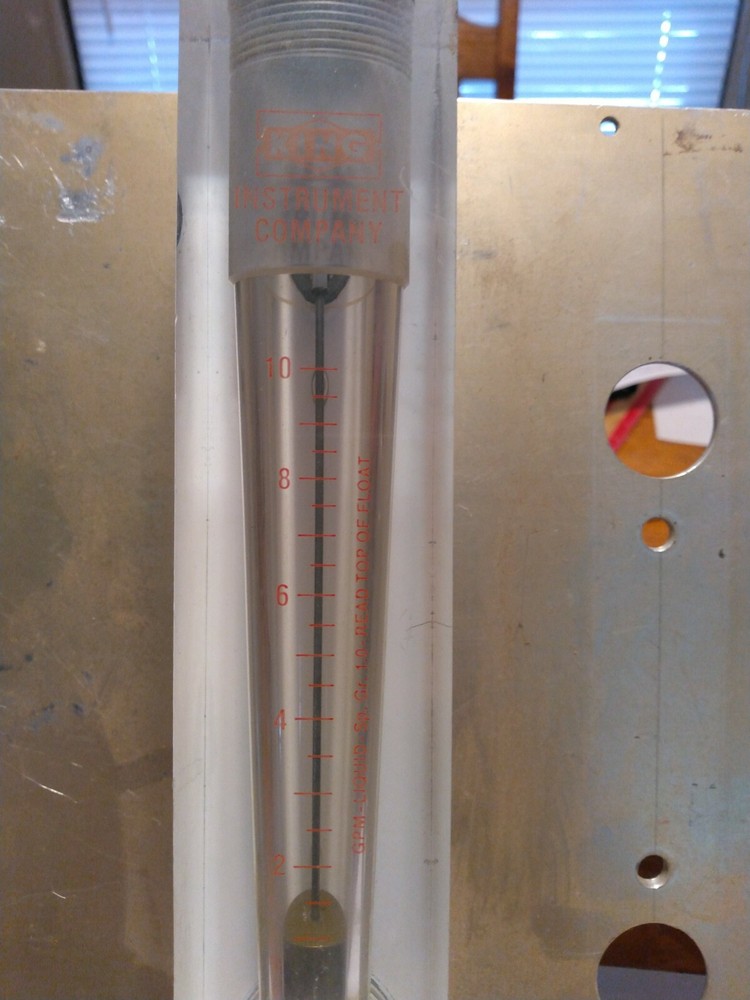 King 1-10 GPM Liquid Flow Meter