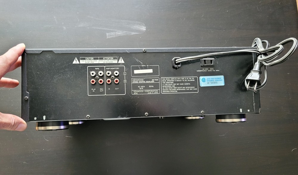 Kenwood GE-7030 Stereo Graphic Equalizer
