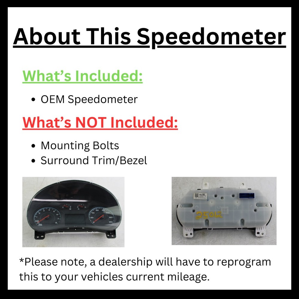 Speedometer Cluster MPH With Navigation Display Fits 07 PACIFICA 1589815