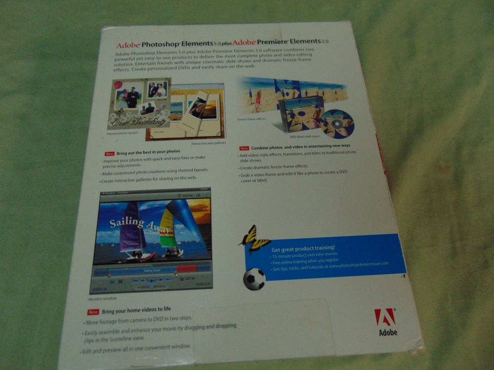 Adobe Photoshop Elements 5.0 & Premiere Elements 3.0 | New & Sealed