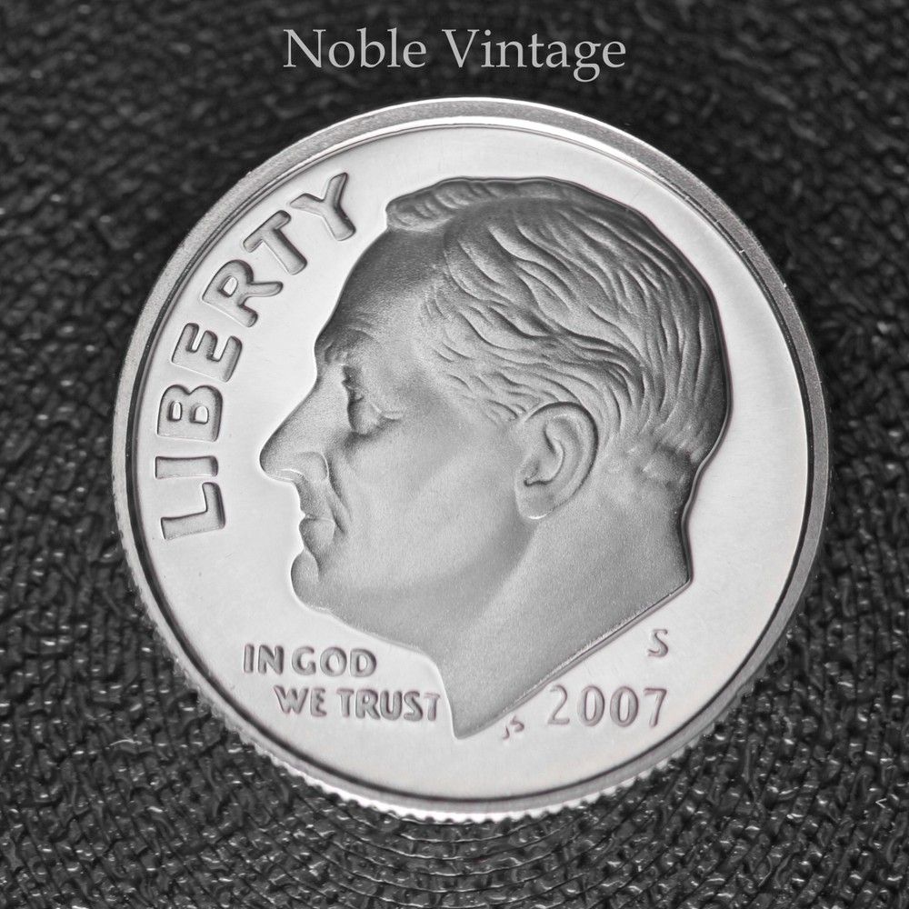 2007 S Proof Roosevelt Dime - From a Clad Proof Set