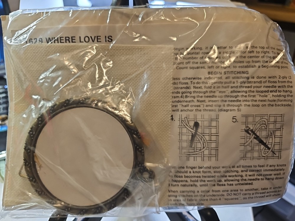 The 1983 Creative Circle Kit #1629 NOS With Frame