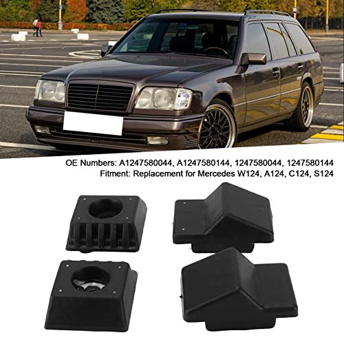 Trunk Stop Buffer, 4pcs Tailgate Stop Buffer Rubber Replacement for W124 C124