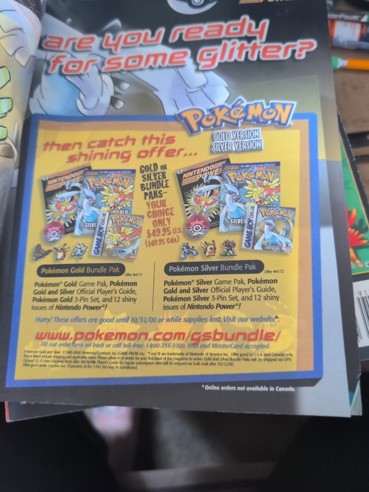 DAMAGE Nintendo Power Volume 138 w/ Poster, comic, and inserts