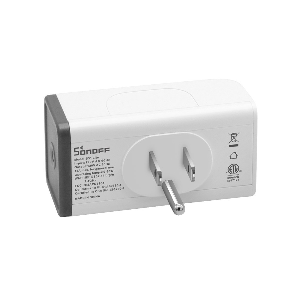 4 Pack SONOFF S31 LITE Smart WiFi Plug 15A Timer Schedule APP Remote LAN Control