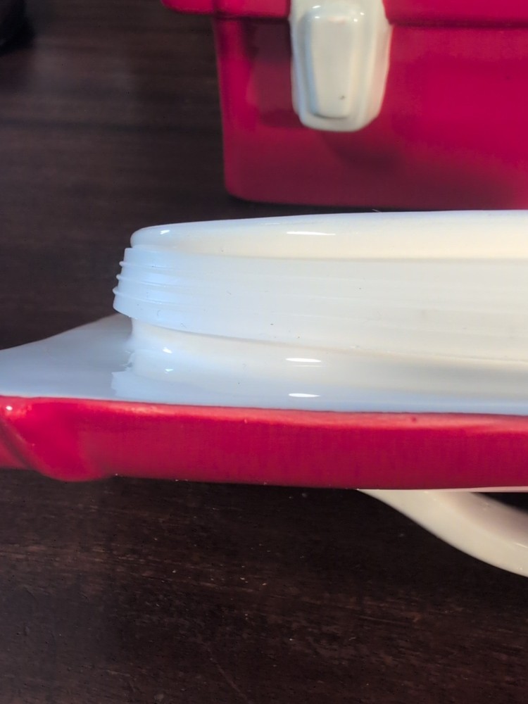 Red Snap-On Tool Box Cookle Jar