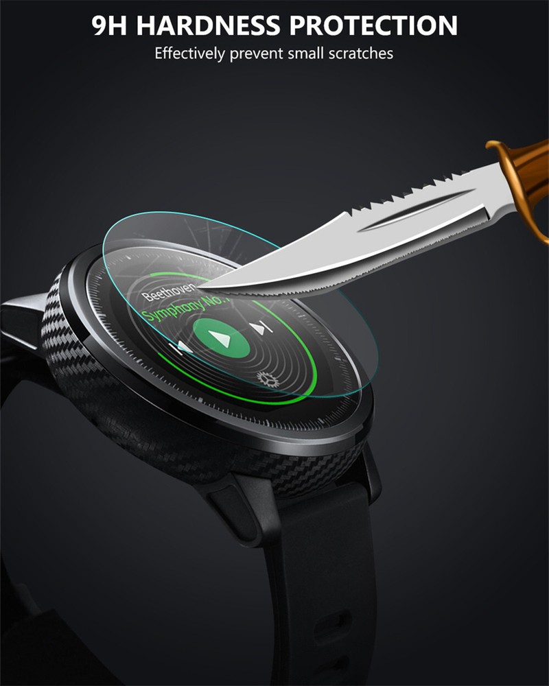 Tempered Glass Explosion-Proof Anti-Scratch Round 23-46mm Watch Screen Protector