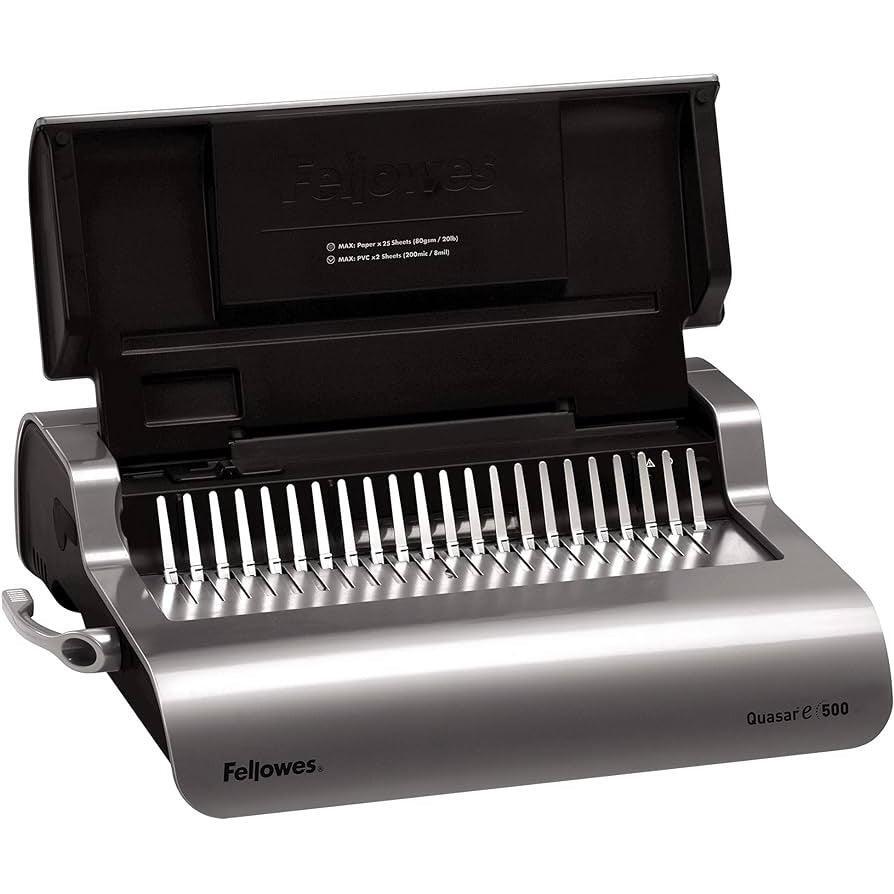 NEW Fellowes Quasar-E 500 Electric Binding Machine Binder