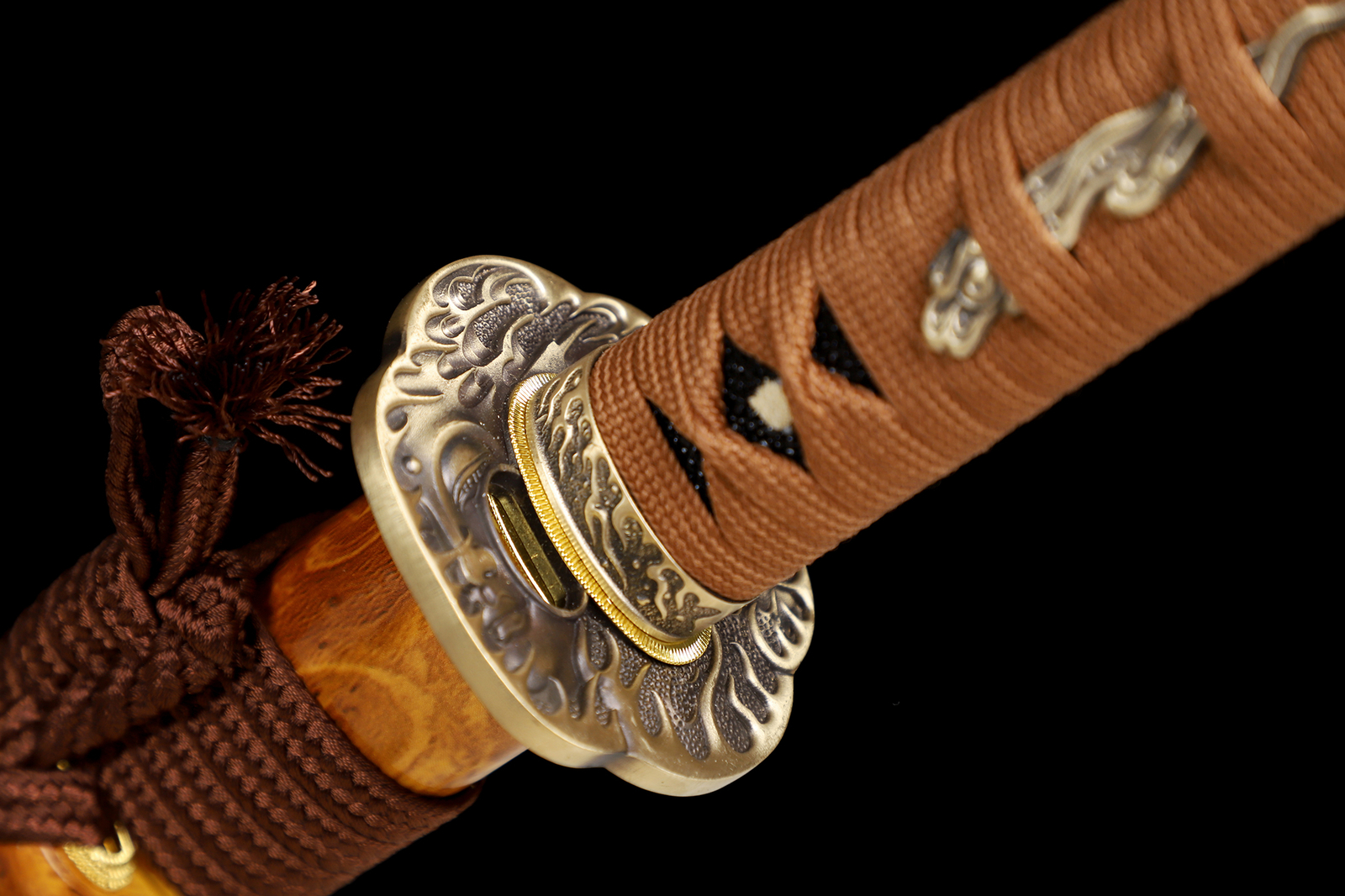 Japanese Samurai Katana Wakizashi Sword Clay Tempered L6 Steel Real Hamon