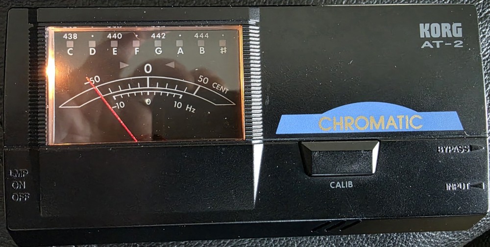 KORG AT-2 Chromatic Calibrator Reference Tone Calibration