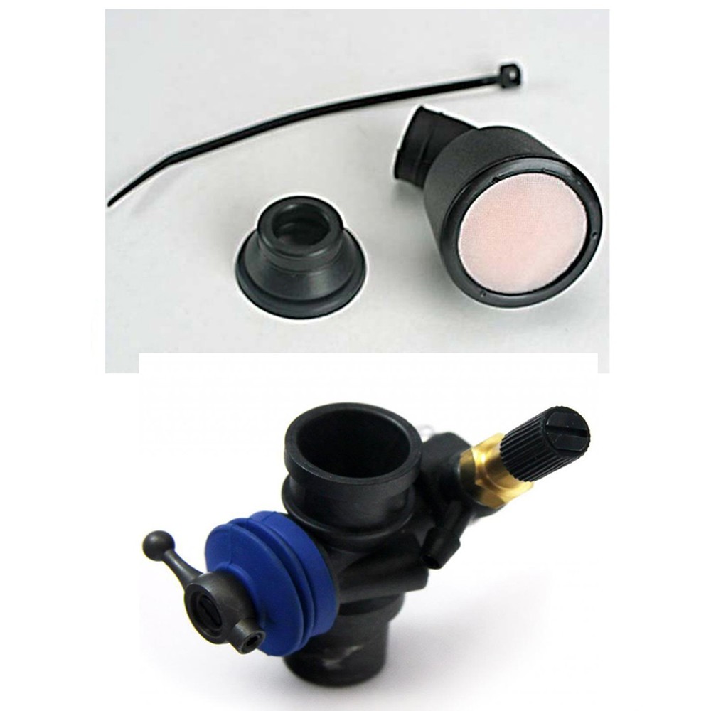 Traxxas Nitro Rustler * TRX 2.5 CARBURETOR & AIR FILTER HOUSING & FOAM ELEMENT