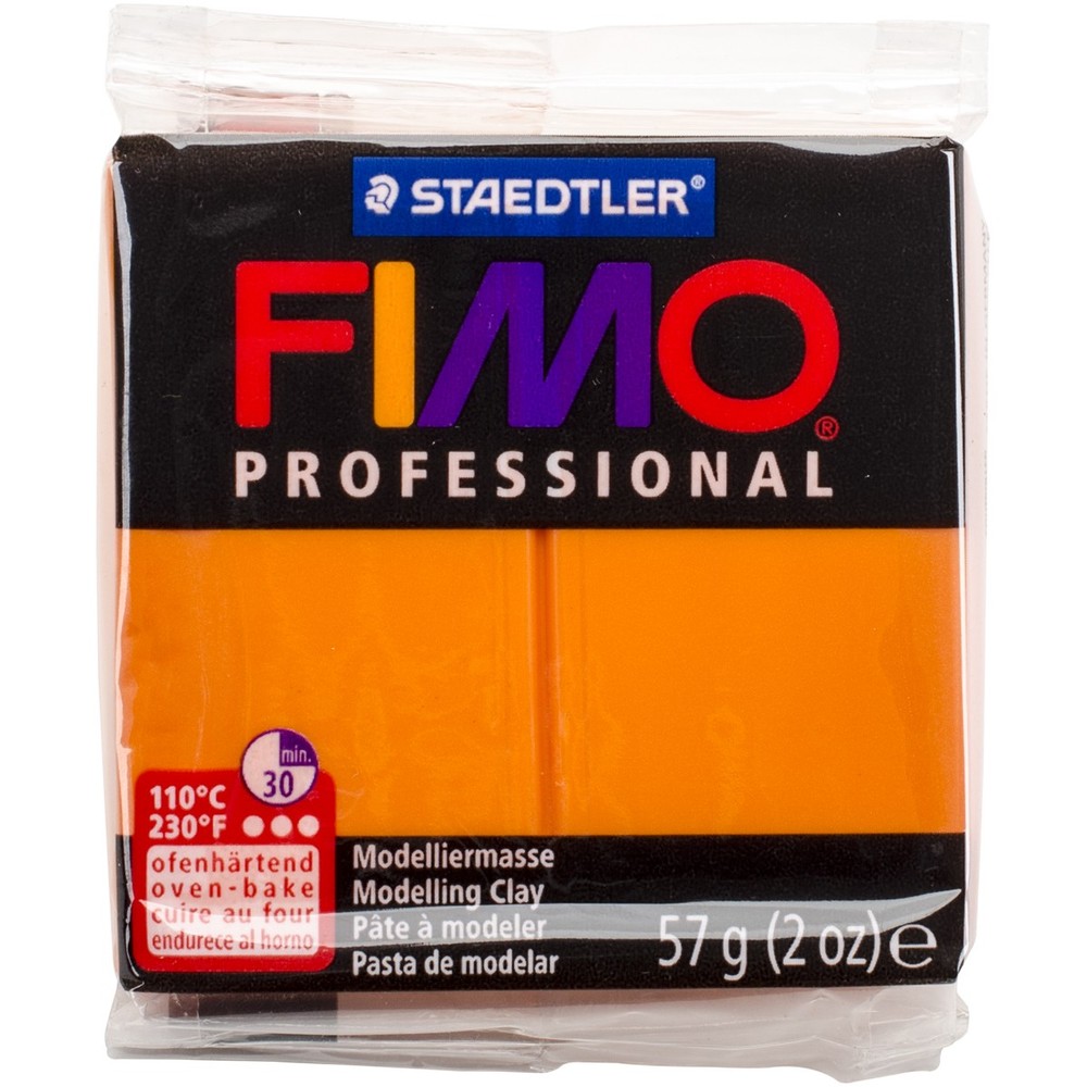 Fimo Professional Soft Polymer Clay 2oz-Orange