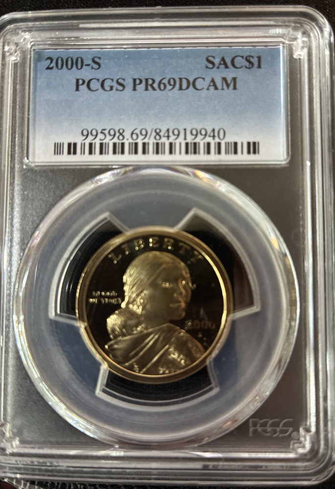 2000 S $1 Sacagawea Dollar PCGS PR69DCAM