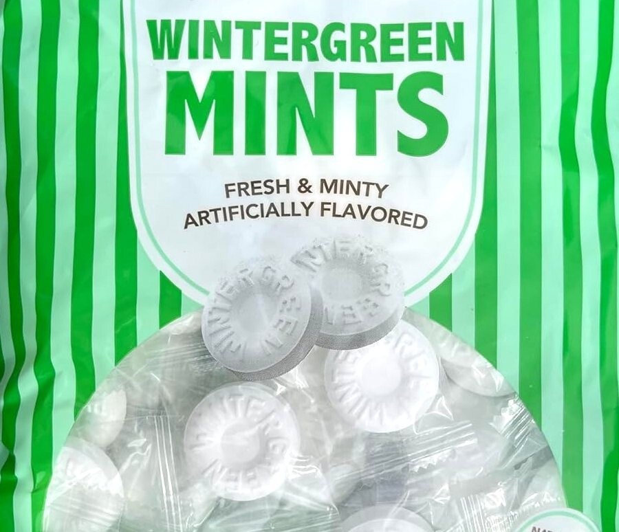 Wintergreen Mints Hard Candy 4 LBs Wrapped Mint Candies