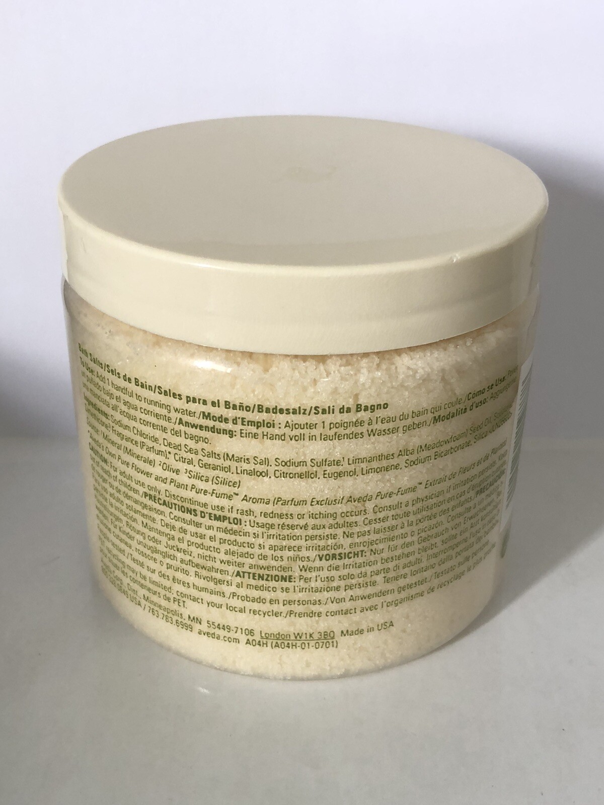 Aveda Soothing Aqua Therapy Bath Salts 16 oz. Discontinued