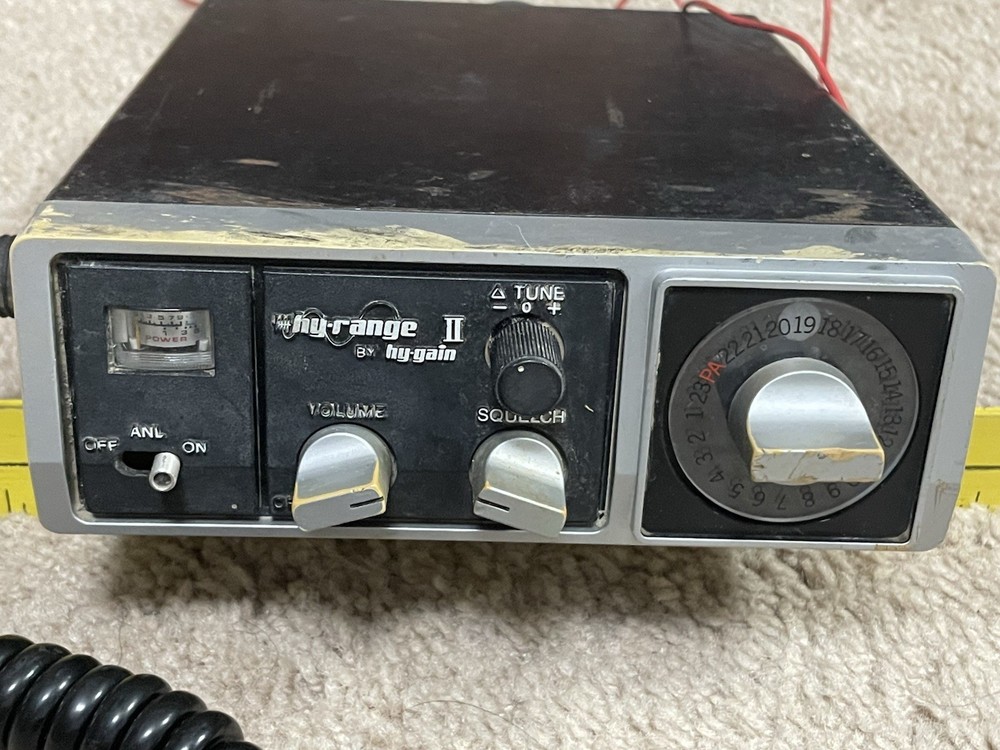 hy-gain CB Radio-23 Channel-untested-includes Microphone & Mounting Bracket
