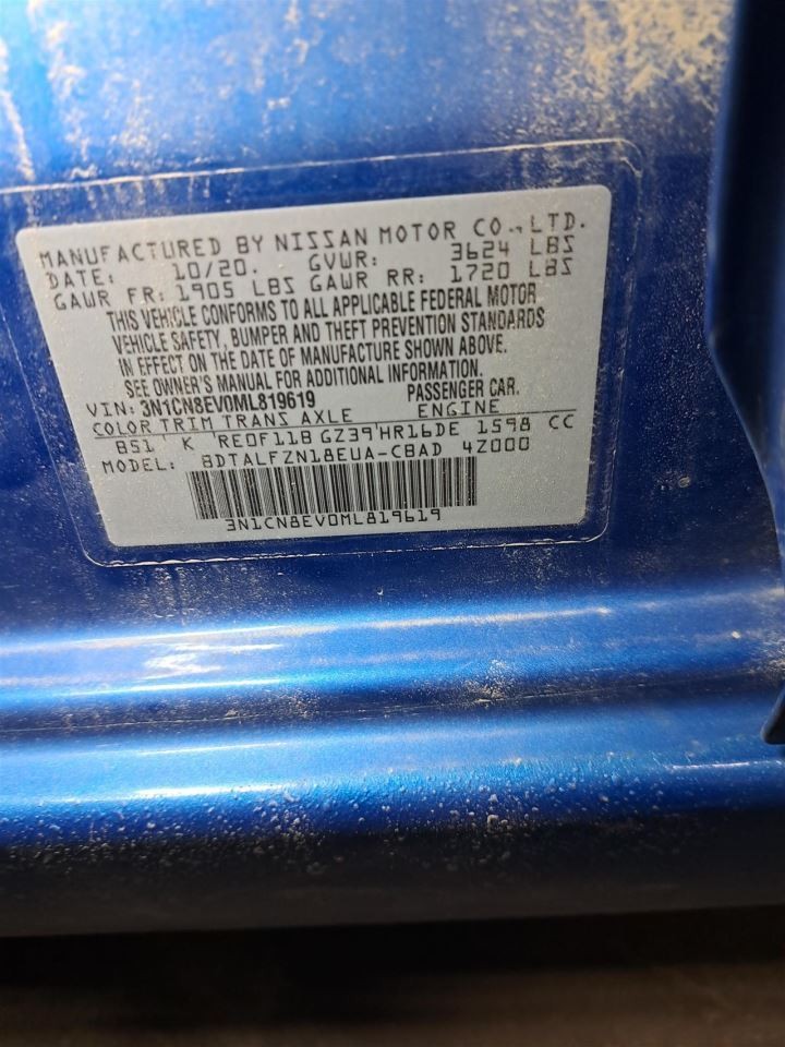 Lh Driver Side 2021 Versa Camera/Projector Sku#4333590