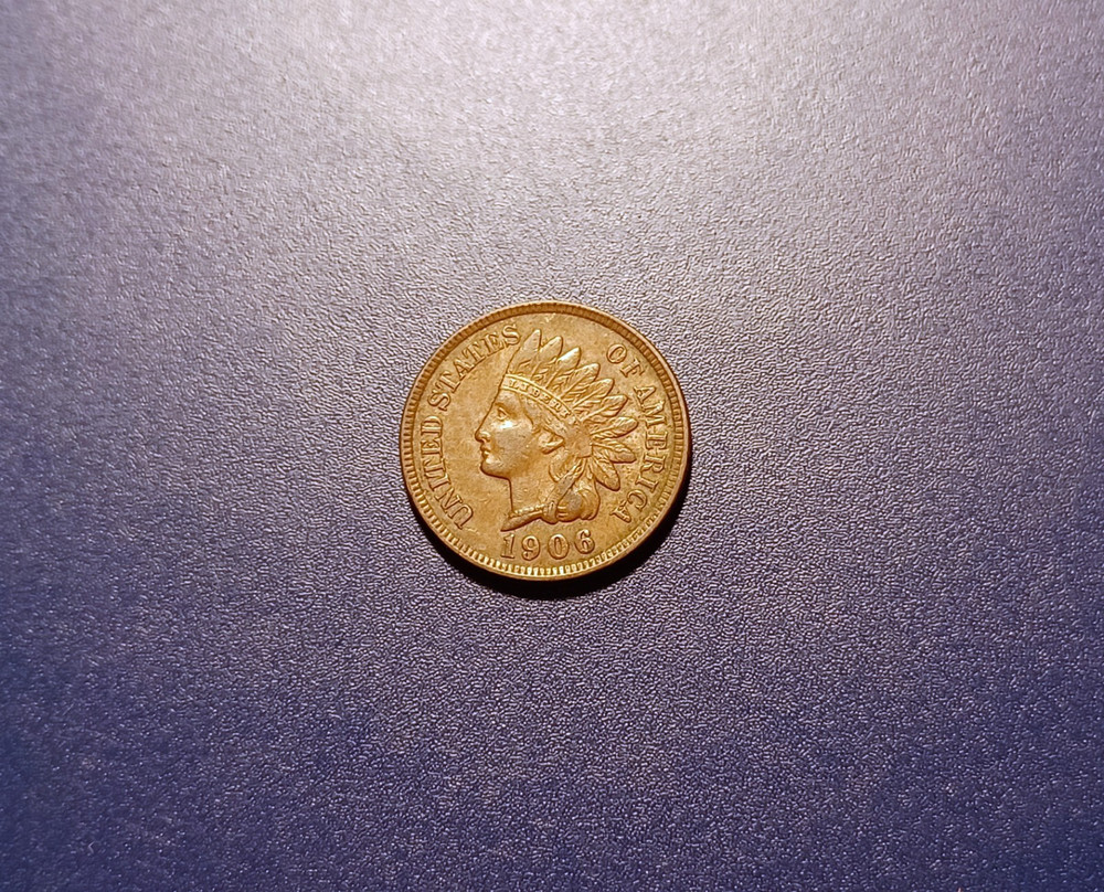 Choice AU 1906 Indian Head Cent
