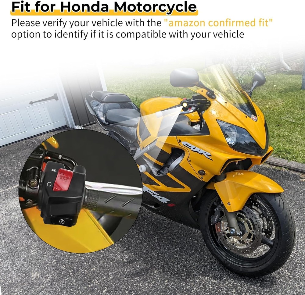 Motorcycle Right Handle Start Stop Control Switch