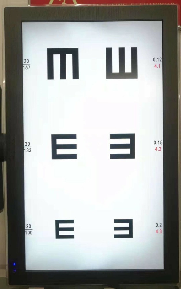 Multi-function 23" LED Display MICRO Chart Projector Eye Chart Optometry