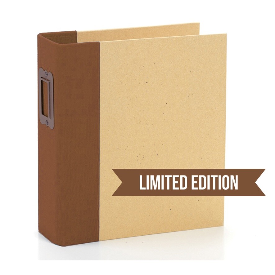 Simple Stories Sn@p! Binder 6"X8"-Brown