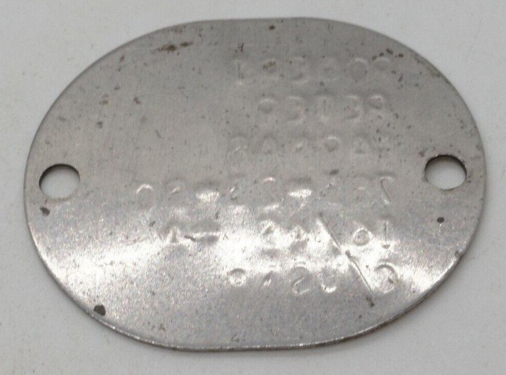WWII 1945 Navy Naval Dog Tag T6/45
