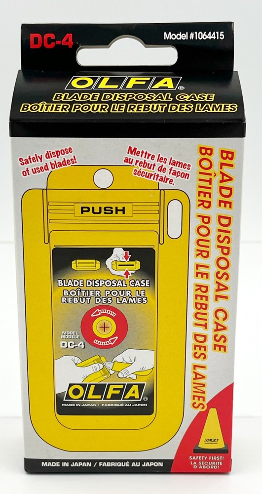OLFA DC-4 Blade Disposal Case Reusable New in Package