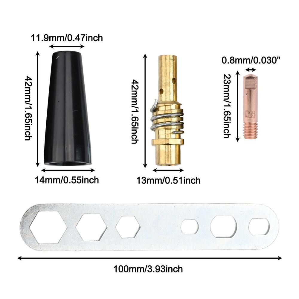 Easily Installable For 15AK Contact Tip Pack with Essential Components