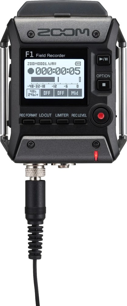 Zoom F1 Field Recorder Lavalier Package