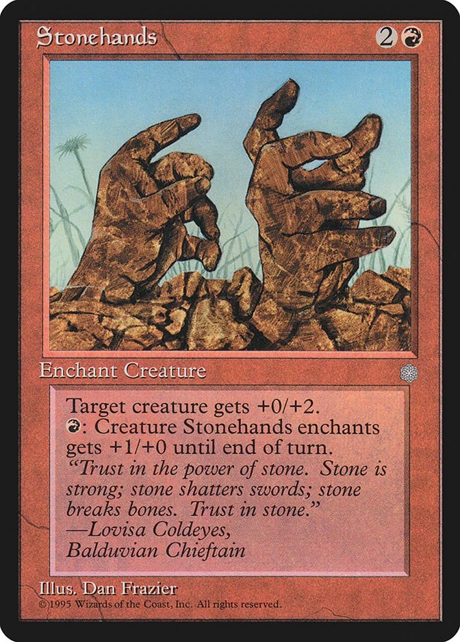 Stonehands Ice Age N/A MTG MP