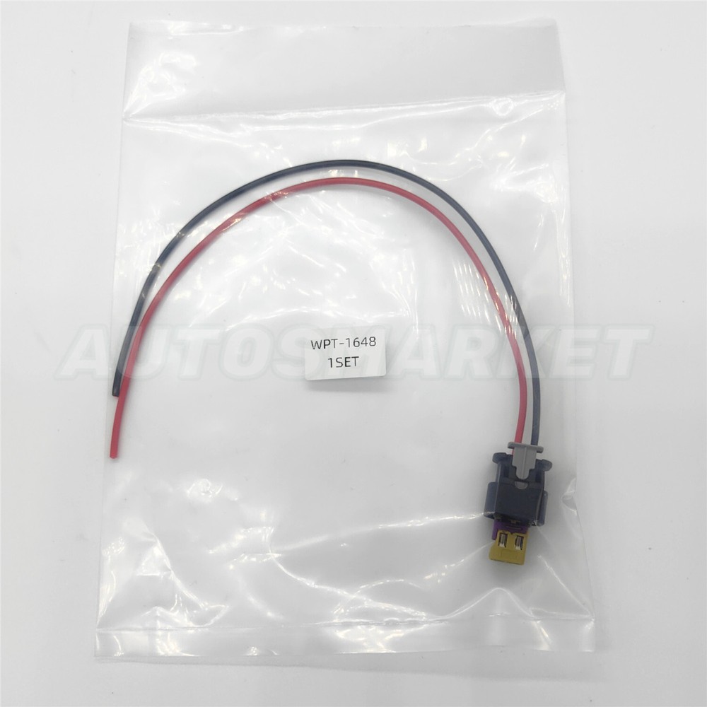 OEM 2 Pin Flat Connector Harness Plug For Audi 4F0973702A