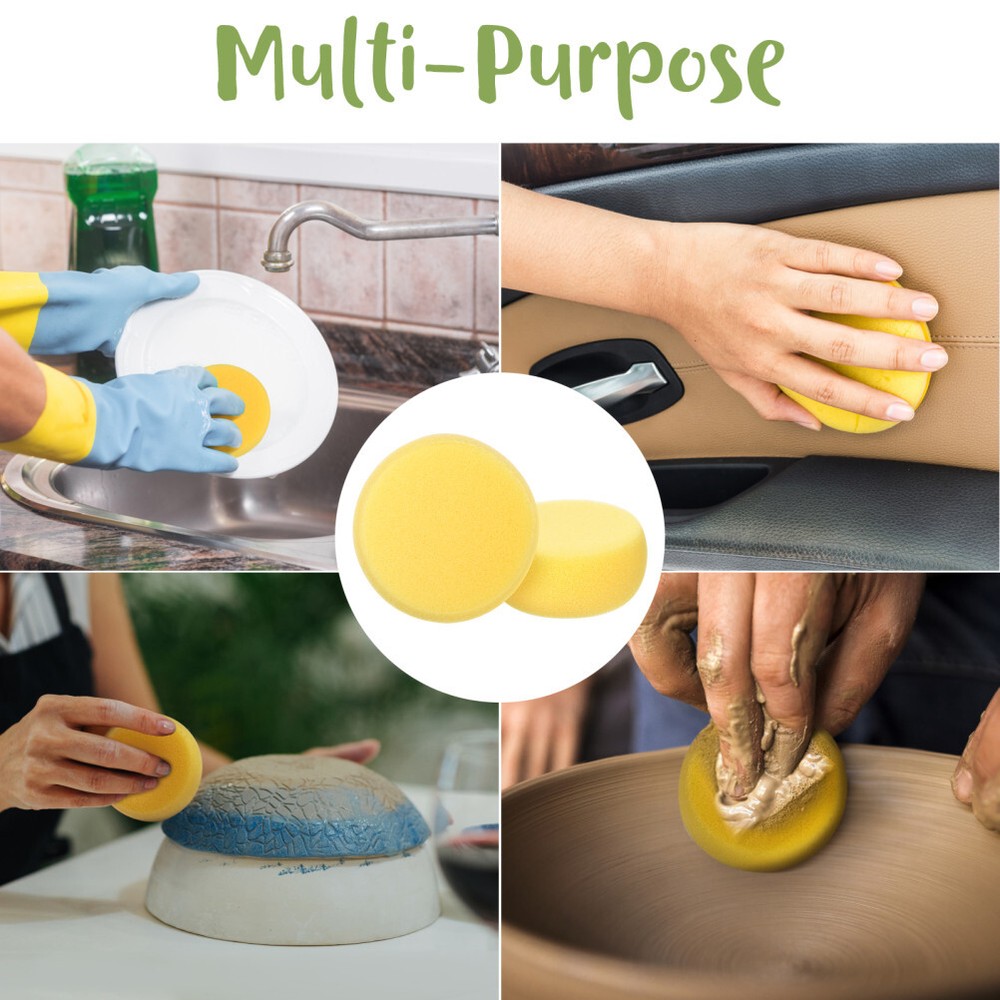 12pcs Bath Sponge Multi-purpose Practical Artist Sponges for Pottery