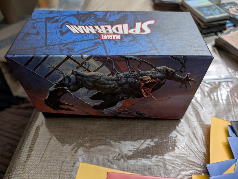 EMPTY Bundle Box MTG Marvel's Spider-Man Card Storage